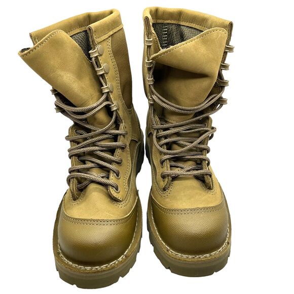 Danner USMC Coyote Hot Weather 8" Mojave Boot Made in USA Man Boy Size 4 New - Picture 1 of 15